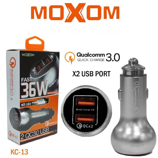 MOXOM CAR CHARGER KC-13